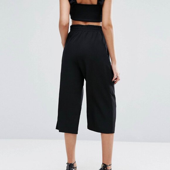 Missguided Tie Waist Culottes - Picture 2 of 3